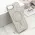 Futrola - maska GLAM GLOW MagSafe za iPhone 16E (6.1) srebrna (MS).