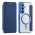 Futrola - maska Magsafe Lux Bi Fold za Samsung A576 Galaxy A57 plava.