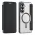 Futrola - maska Magsafe Lux Bi Fold za Samsung S946 Galaxy S26 Plus crna.