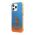 Futrola - maska Polo Gradient Case With Dyed - Bumper & Horse Logo za iPhone 14 Pro plavo-narandzasta Full Original (USHCP14LELOB) (MS).