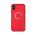 Futrola - maska Remax Proda Carbon Fiber za iPhone X crvena.