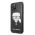 Futrola - maska Karl Lagerfeld Double Layers Glitter za iPhone 11 Pro Max 6.5 crna ( KLHCN65DLHBK).