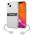 Futrola - maska Guess 4G Stripe Charm za iPhone 13 6.1 siva (GUHCP13MKB4GGR).