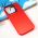 Futrola - maska providna za iPhone 15 Pro 6.1 crvena.