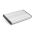 Eksterno kuciste za HDD 2.5" USB 3.0 srebrno.