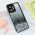 Futrola - maska Frame Glitter za Xiaomi Redmi Note 12 4G (EU) crna.
