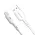 USB data kabl Moxom MX-CB183 3A lightning 1m beli (MS).