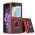 Futrola - maska Frosted Shockproof za Samsung Galaxy Z Flip 6 crvena.