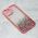 Futrola - maska Frame Glitter za iPhone 13 Pro Max 6.7 roze.