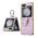 Futrola - maska Luxurious Shell Pattern za Samsung F741B Galaxy Z Flip 6 5G roze.