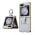 Futrola - maska Luxurious Shell Pattern za Samsung F741B Galaxy Z Flip 6 5G siva.