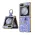 Futrola - maska Luxurious Shell Pattern za Samsung F741B Galaxy Z Flip 6 5G ljubicasta.