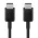 Samsung USB Data kabl PD Type C na Type C 1.8m 3A crni (EP-DX310-JBE).