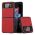 Futrola - maska Elegant Leather za Samsung F721B Samsung F721 Galaxy Z Flip 4 crvena.