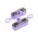 Back up baterija privezak Oxpower 5000mAh lightning ljubicasta.