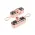 Back up baterija privezak Oxpower 5000mAh Type C roze.