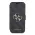 Futrola - maska Guess Bk Pu leather 4G Metal Logo za iPhone 15 6.1 siva (GUBKP15S4GMGGR).