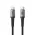 USB data kabl Superior SU-K102 pleteni Fast 60W 3A Type C na Type C 1m crni (MS).