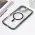 Futrola - maska Magsafe Transparent za iPhone 16 Plus 6.7 crna.