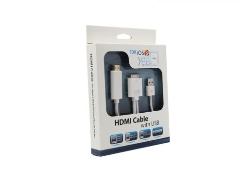 HDMI cable with USB.