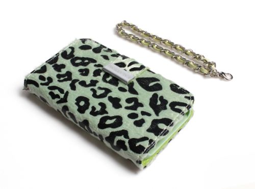 Futrola - maska KLD Leopard za iPhone 4 zelena.