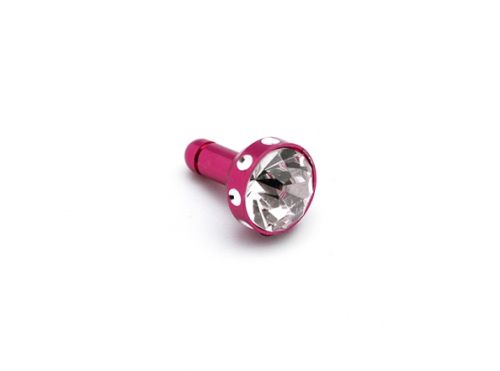 Kapica Slušalice handsfree 3,5 mm charm velika pink.