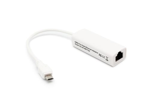 Adapter micro USB-LAN.