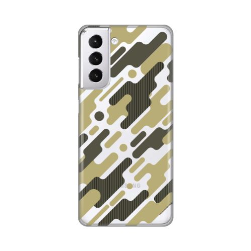 Silikonska futrola - maska print Skin za Samsung G991 Galaxy S21 Army Pattern.