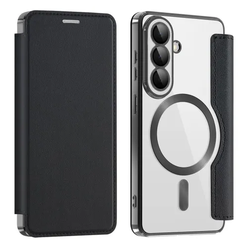 Futrola - maska Magsafe Lux Bi Fold za Samsung A376 Galaxy A37 crna.