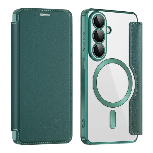 Futrola - maska Magsafe Lux Bi Fold za Samsung S941 Galaxy S26 zelena.