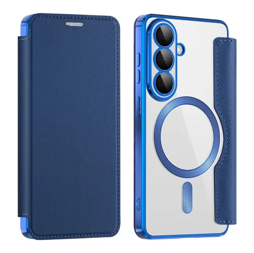 Futrola - maska Magsafe Lux Bi Fold za Samsung S941 Galaxy S26 plava.