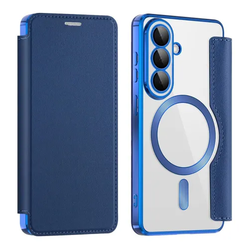 Futrola - maska Magsafe Lux Bi Fold za Samsung A376 Galaxy A37 plava.