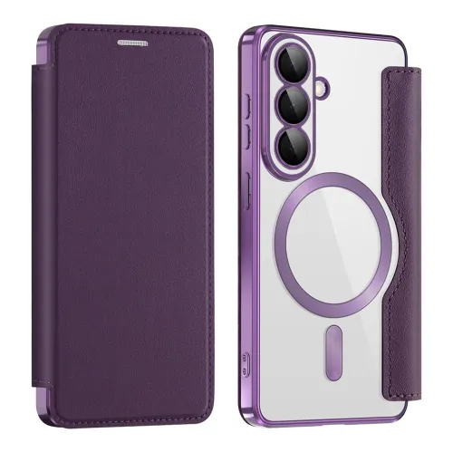 Futrola - maska Magsafe Lux Bi Fold za Samsung A376 Galaxy A37 ljubicasta.