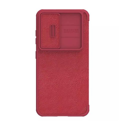 Futrola - maska Nillkin Qin Pro Leather za Samsung S916B Galaxy S23 Plus crvena.