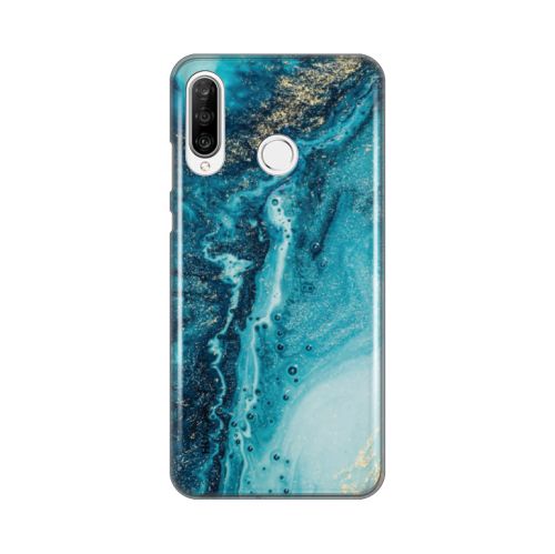 Silikonska futrola - maska print za Huawei P30 Lite Pretty Marble.