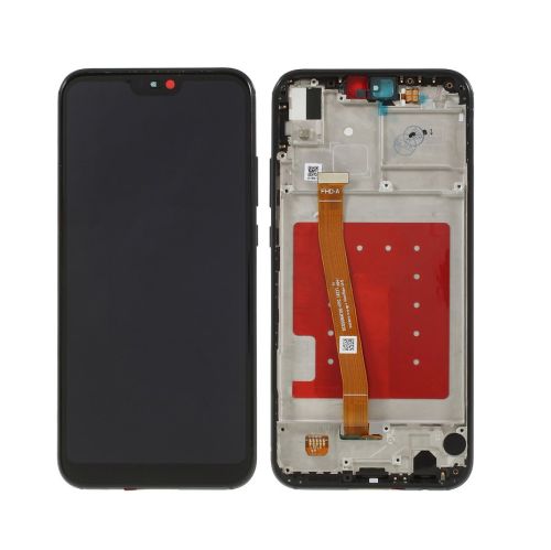 LCD ekran / displej za Huawei P20 Lite +touch screen crni+frame crni.