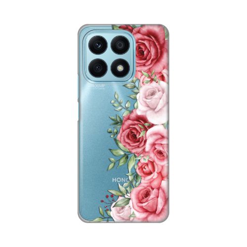 Silikonska futrola - maska print Skin za Huawei Honor X8a Wild Roses.