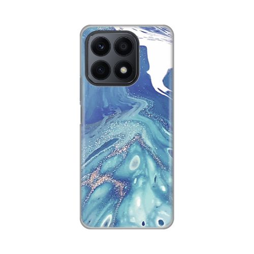 Silikonska futrola - maska print za Huawei Honor X8a Blue Marble.