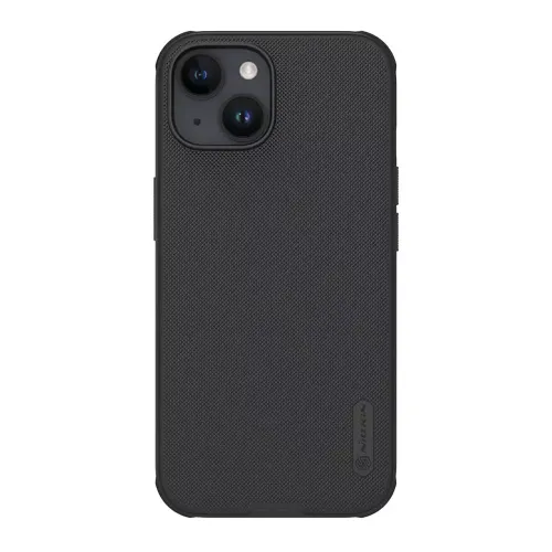 Futrola - maska NILLKIN SUPER FROST PRO za iPhone 15 (6.1) crna (MS).
