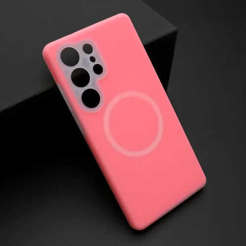Futrola - maska PASTEL COLOR MagSafe za Samsung S938 Galaxy S25 Ultra 5G pink (MS).