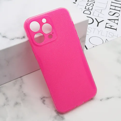 Futrola - maska GLOW SHINING za iPhone 14 Pro Max (6.7) pink (MS).
