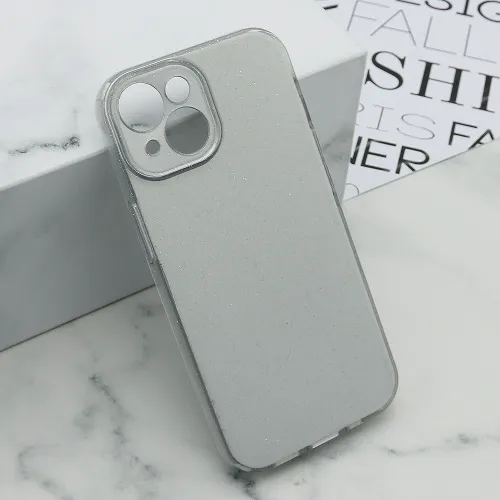 Futrola - maska GLOW SHINING za iPhone 15 (6.1) siva (MS).