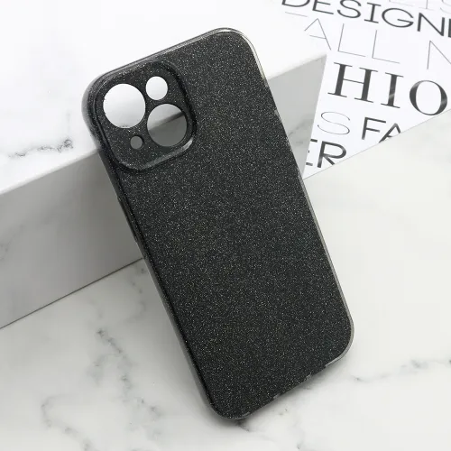 Futrola - maska GLOW SHINING za iPhone 15 (6.1) crna (MS).