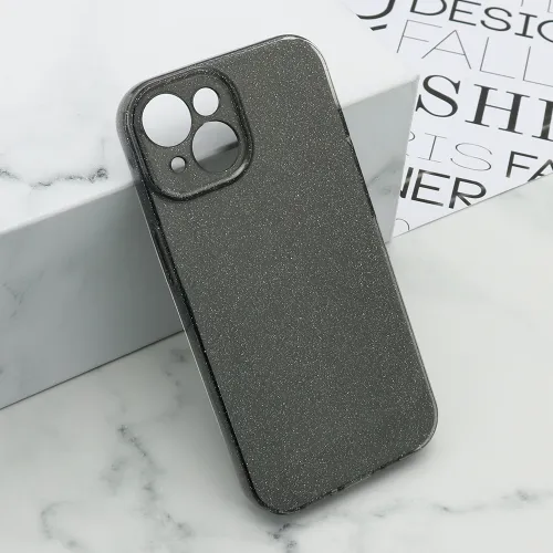 Futrola - maska GLOW SHINING za iPhone 15 (6.1) tamno siva (MS).