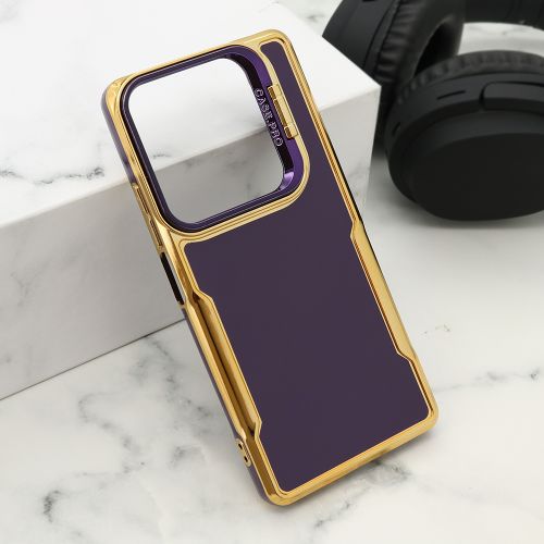 Futrola - maska GOLD LUXE za Xiaomi Redmi Note 13 Pro 4G ljubicasta (MS).