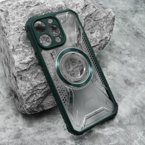 Futrola - maska LENS MAGSAFE za iPhone 15 Pro Max (6.7) zelena (MS).