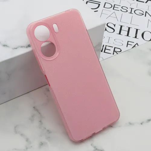 Futrola - maska GLOW SHINING za Xiaomi Redmi 13C 4G svetlo roze (MS).