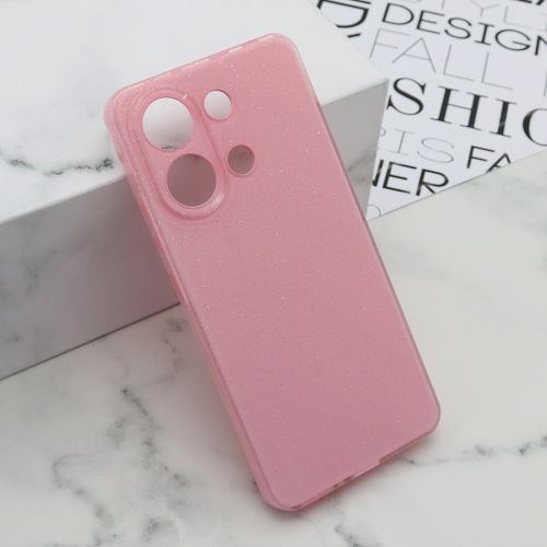 Futrola - maska GLOW SHINING za Xiaomi Redmi Note 13 4G svetlo roze (MS).