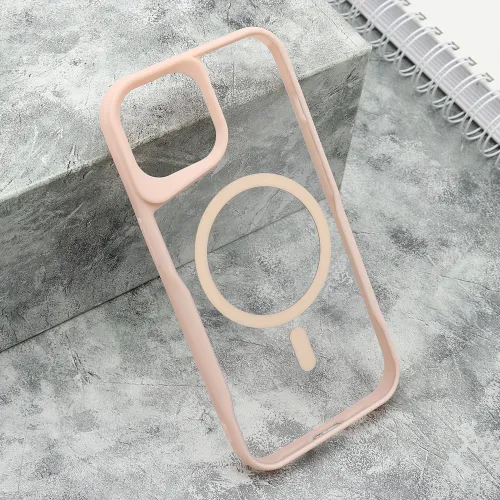 Futrola - maska GRIP GUARD MagSafe za iPhone 15 (6.1) roze (MS).