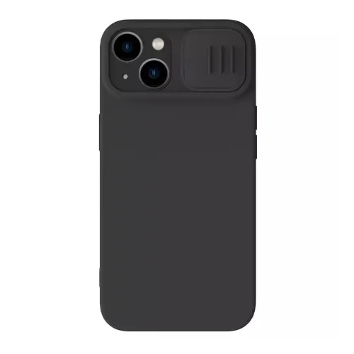 Futrola - maska Nillkin Cam Shield Silky za iPhone 15 (6.1) crna (MS).